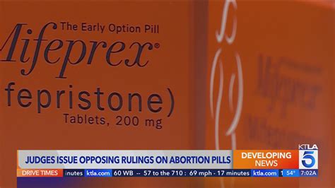Access to abortion pill in legal limbo after competing rulings